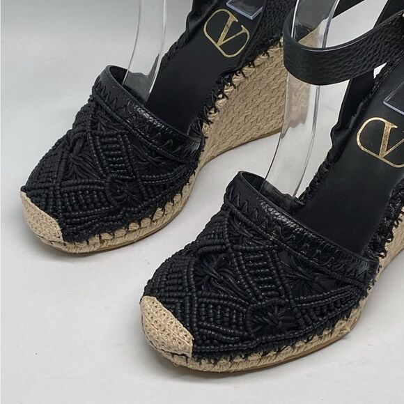 Valentino Garavani Marrakech Wedge Espadrille size 36 - Picture 3 of 11